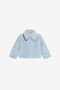 JU Blaue Kunstfelljacke SKYRIDE/GN XJT40S-FT094
