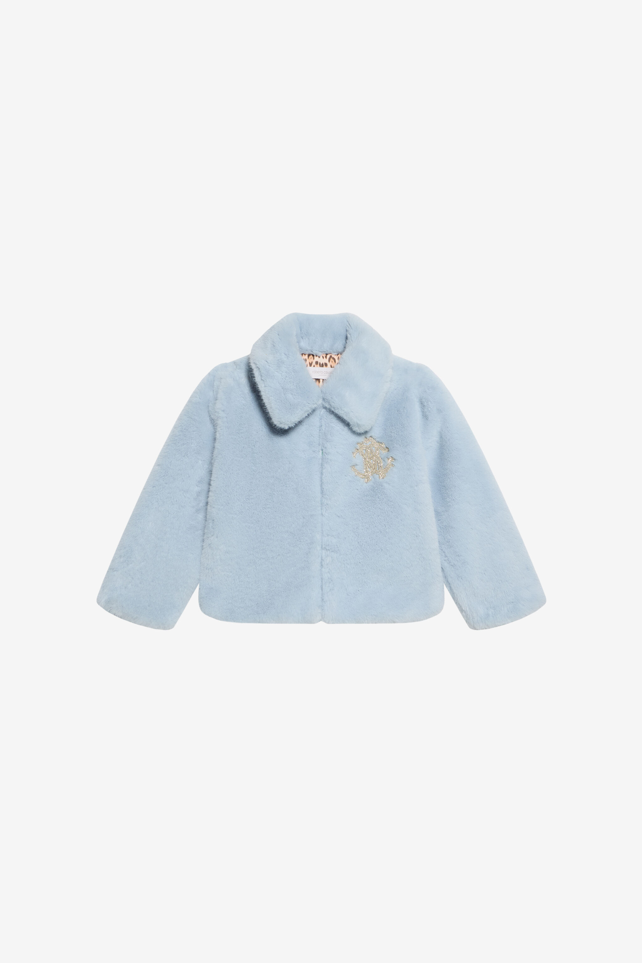 JU Blaue Kunstfelljacke SKYRIDE/GN XJT40S-FT094