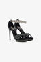 RC Panther-head high-heel sandals RC Panther-head high-heel sandals Black OQS032-PCS01