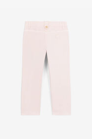 JU RC Monogram-Embroidered Trousers Pink RJT21A-FN012