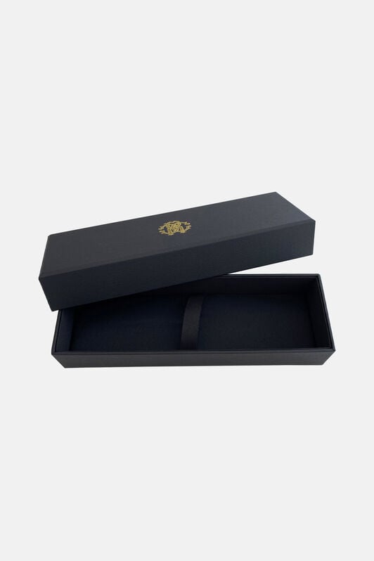 RC Penna a sfera incisa nera e argento RC Penna a sfera incisa nera e argento QALG73-IG388