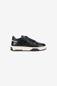 RC Sneakers nere effetto coccodrillo BLACK TOS00J-PZA72