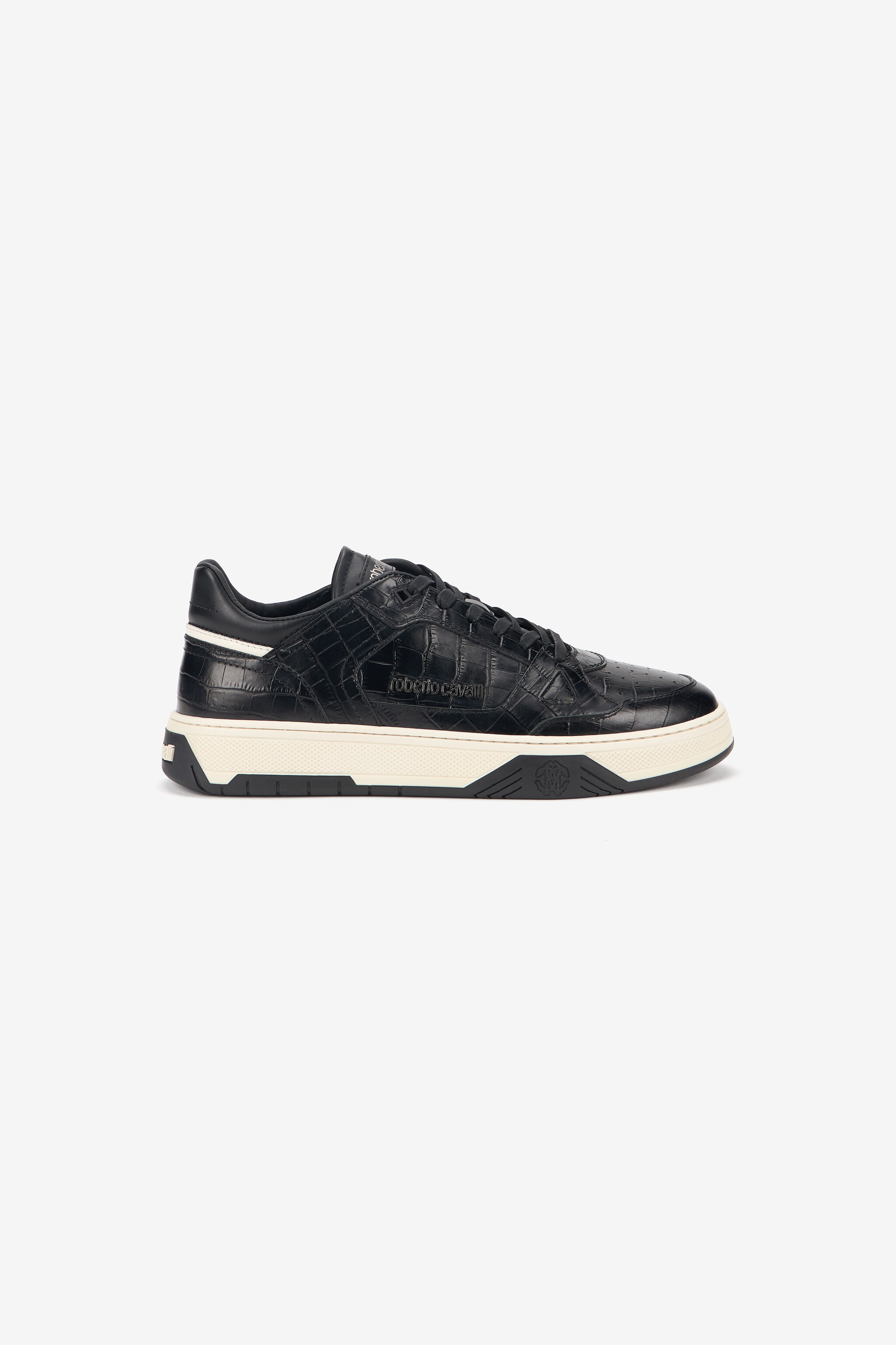 RC Sneakers nere effetto coccodrillo RC Sneakers nere effetto coccodrillo BLACK TOS00J-PZA72