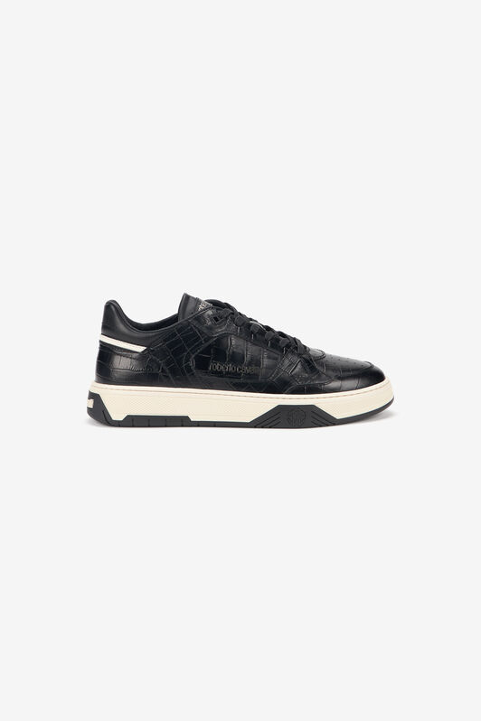 RC Sneakers nere effetto coccodrillo RC Sneakers nere effetto coccodrillo BLACK TOS00J-PZA72