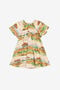 JU Robe À Imprimé Safari JU Robe À Imprimé Safari Marron clair UJT10E-7MO40