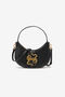 JC Mirror Snake Shoulder Bag JC Mirror Snake Shoulder Bag Black UFB035-UF404