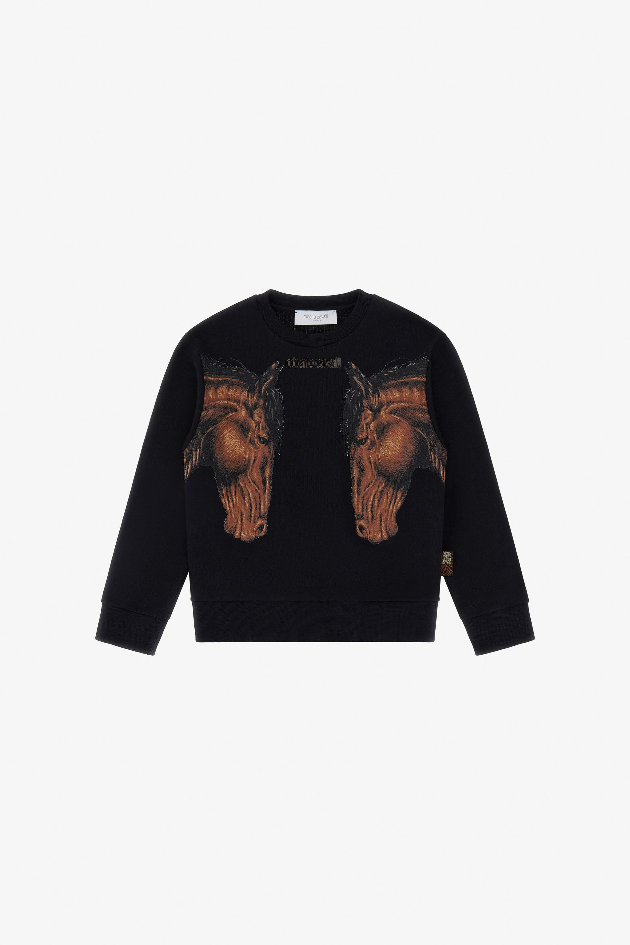 JU Majestic Horse Sweatshirt JU Majestic Horse Sweatshirt Black TJT66E-CF050