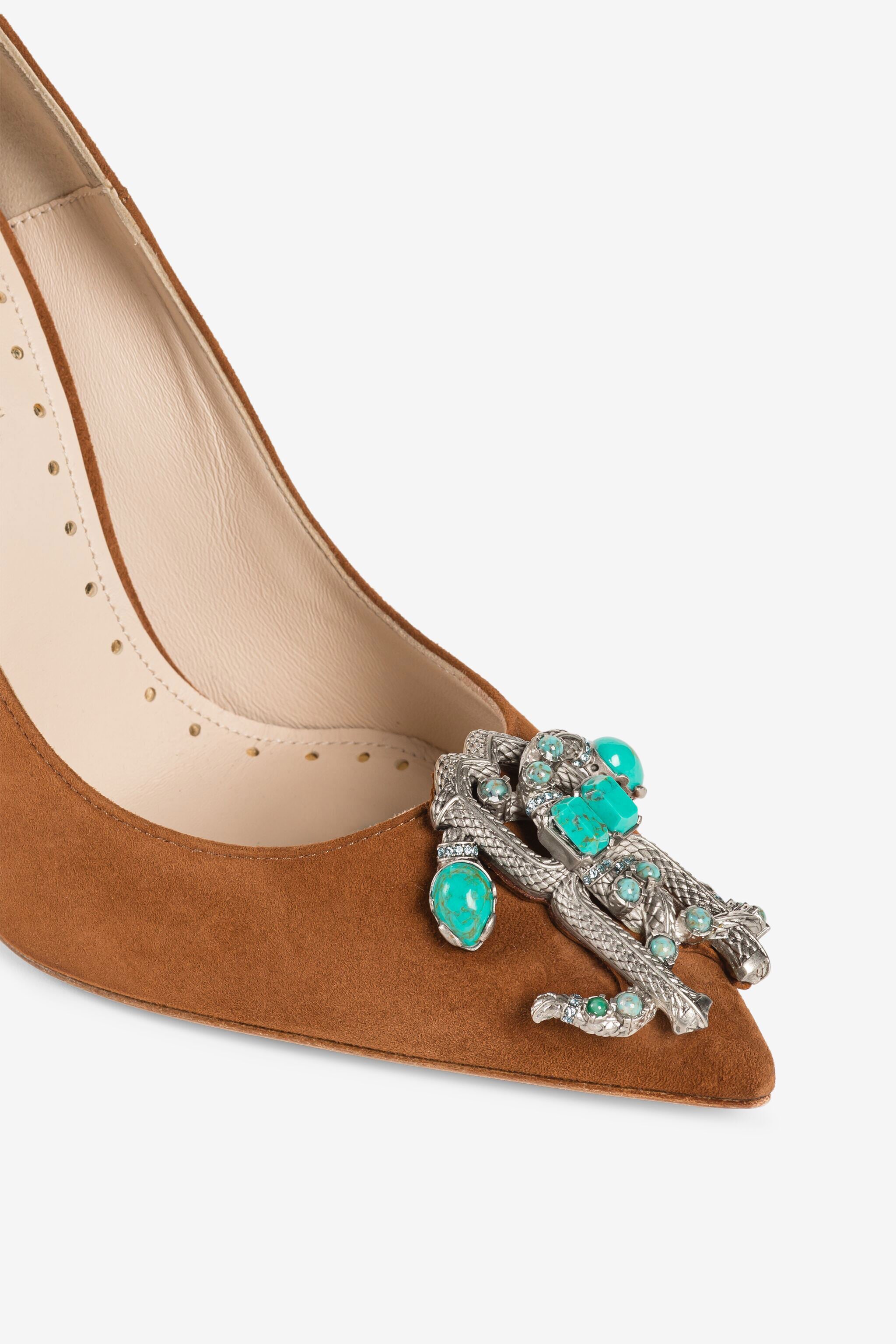 RC Zapatos de tacón Mirror Snake RC Zapatos de tacón Mirror Snake Marrón RKS013-PNC00
