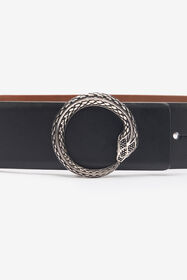 RC Cintura Con Fibbia Serpente Nero URC001-PZU03