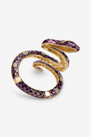 RC Serpentine Bracelet RC Serpentine Bracelet GOLD/PURPLE/CRYSTAL XQG022-AM011