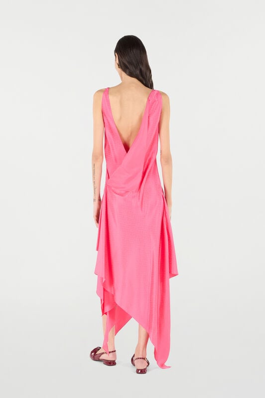 RC Dress With Asymmetric Skirt RC Dress With Asymmetric Skirt Pink UKT116-SZN57