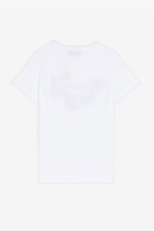 JU Logo And Floral-Embroidered Cotton T-Shirt JU Logo And Floral-Embroidered Cotton T-Shirt White RJT637-JD001