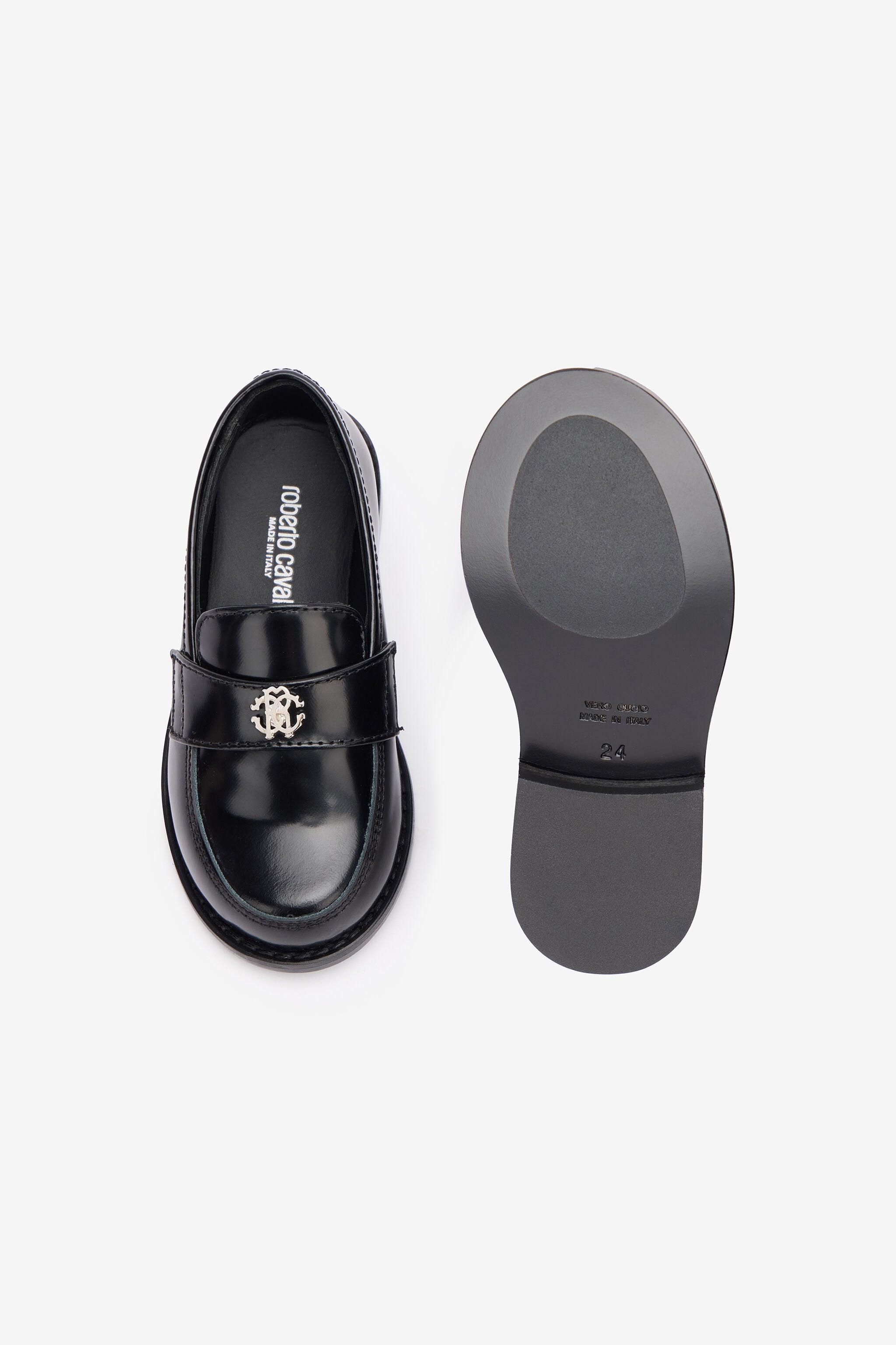 JU Mocassins Avec Monogramme RC BLACK TJS03O-PZJ02