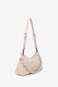 JC Shoulder Bag with Braided Handle SHIFTING SAND WFB050-WF380