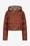 JC Brown Puffer Coat With Belt JC Brown Puffer Coat With Belt BRUNETTE VFT311-VF461