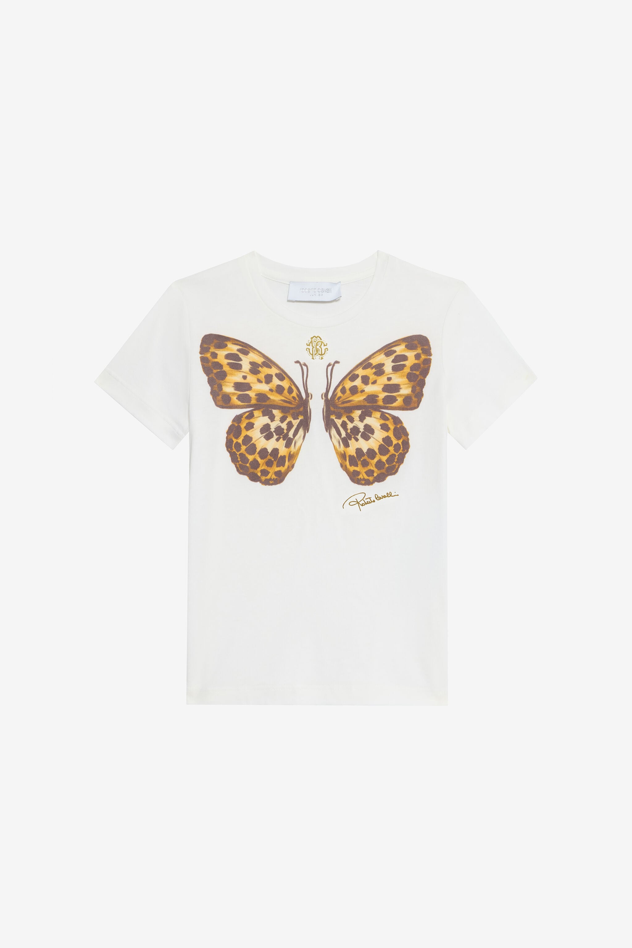 JU T-shirt con stampa farfalla JU T-shirt con stampa farfalla MILKY WHITE VJT62E-JD001