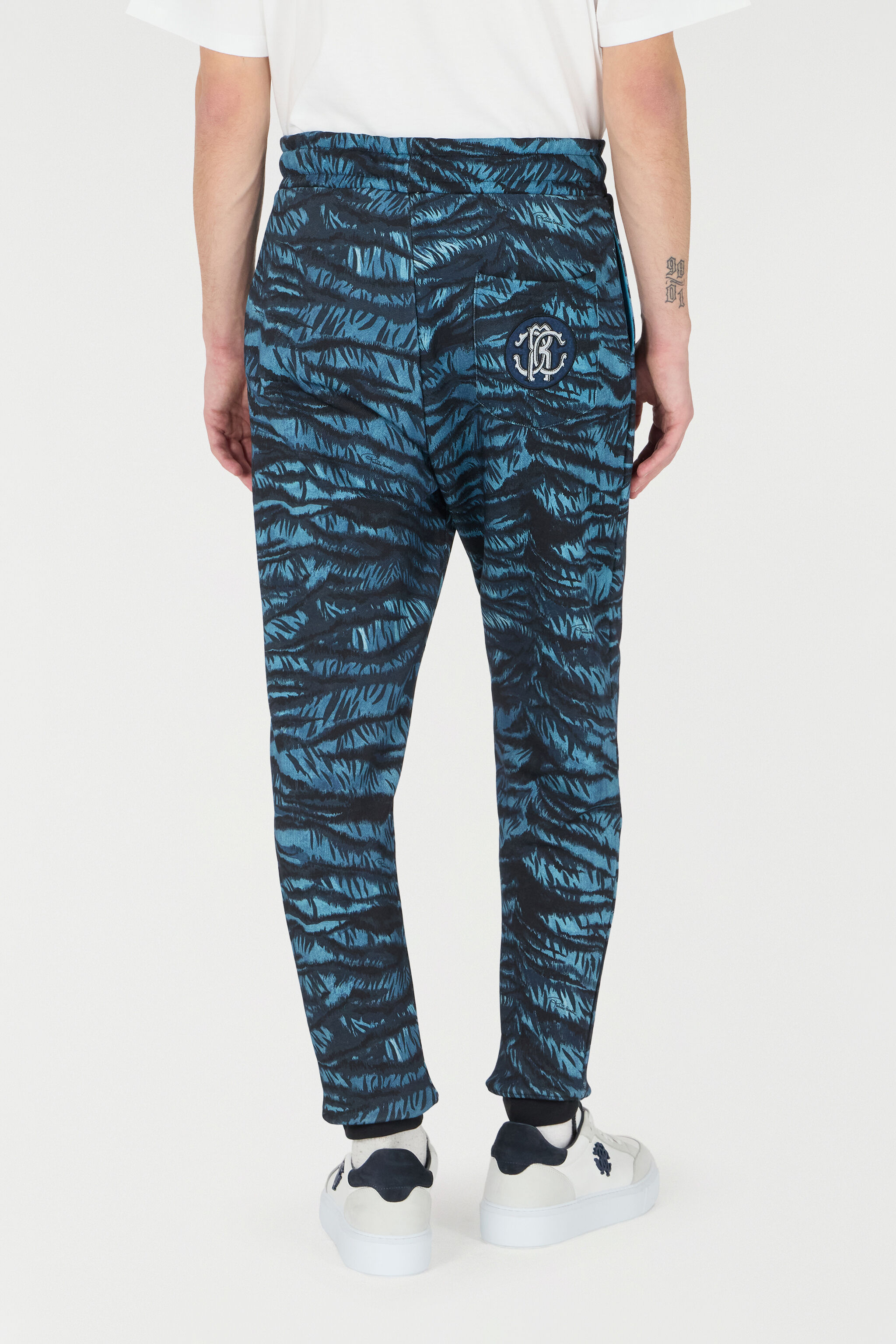 RC Joggers with Tiger Skin Print RC Joggers with Tiger Skin Print BLUE OOT20B-5OO65