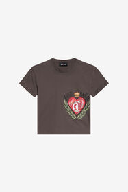 JC Heart Graphic T-Shirt GREY XFT66Z-CF065