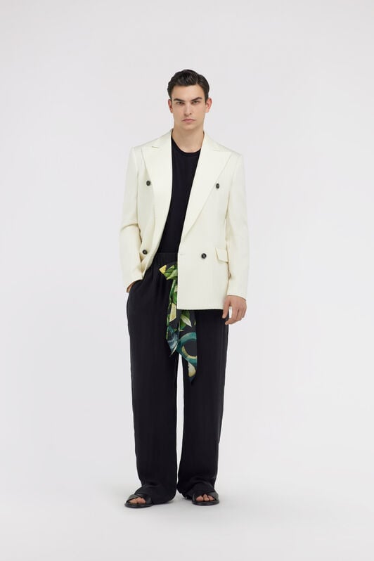 RC Trousers with Lemon print details RC Trousers with Lemon print details Black SRT255-FLJ03
