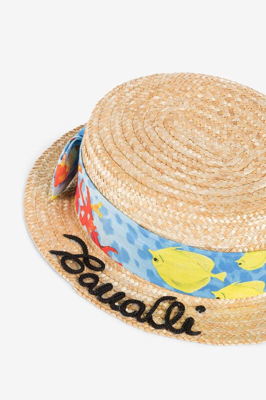 JU Bow-detail sun hat JU Bow-detail sun hat Beige QJI013-AB013