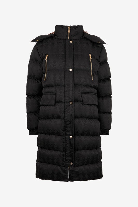 RC Black Monogram RC Long Down Jacket RC Black Monogram RC Long Down Jacket BLACK ROT80A-DJ005