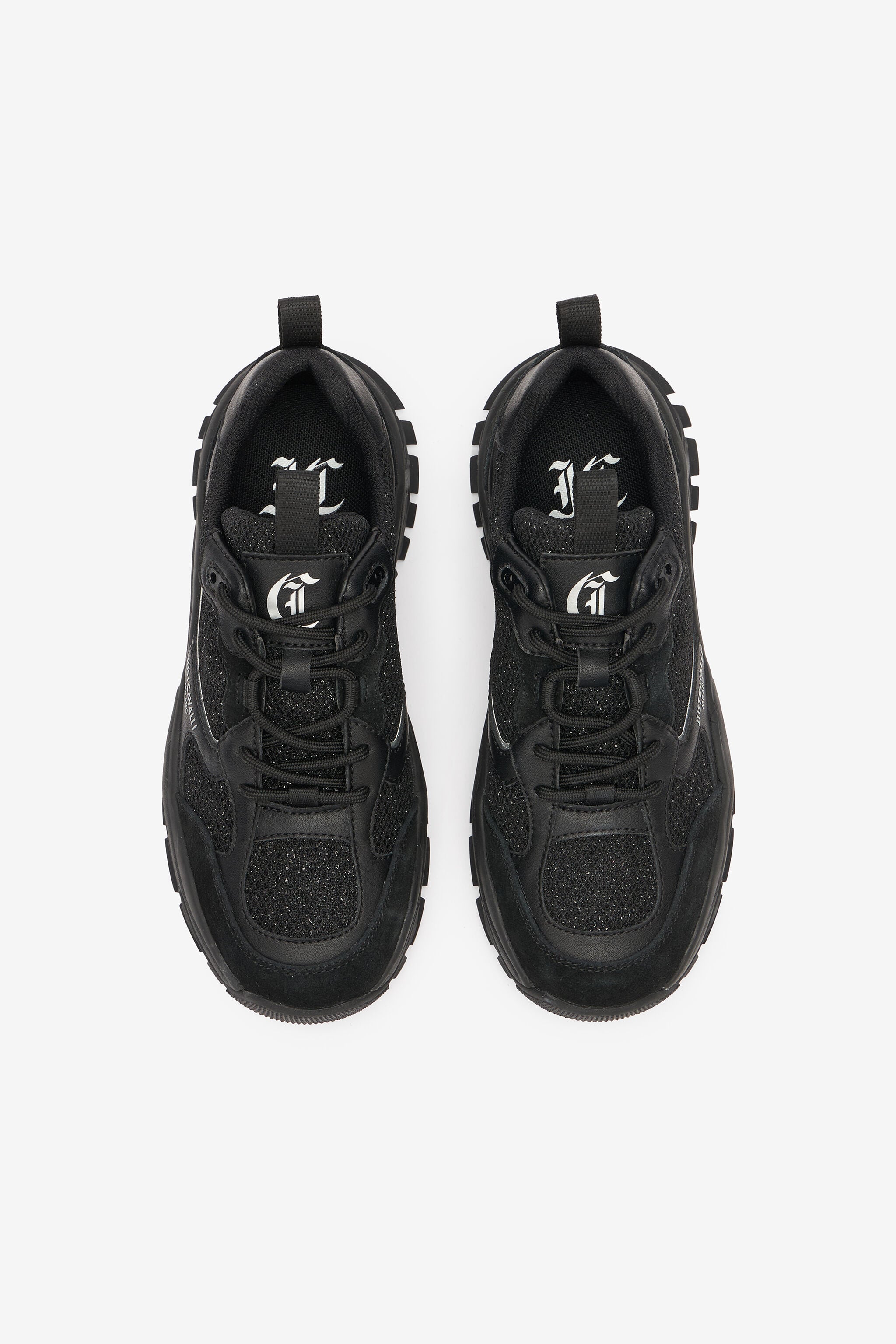 JC Sneakers With Chunky Lug Sole Black UFS034-UF356