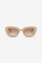 RC Sunglasses with wide bold cat-eye front RC Sunglasses with wide bold cat-eye front SHINY FULL CREAM UALD01-ID196