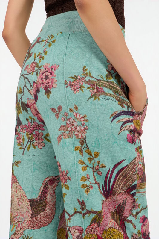 RC Multicolor pants with Oriental Bird print RC Multicolor pants with Oriental Bird print PISCINA/ROSA VKT20B-2GP76
