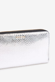 RC Zip-Around Wallet with Snake Print Серебряный TKA006-PZ579