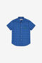 JU Shirt with Logo all over Bleu SJT709-CII67