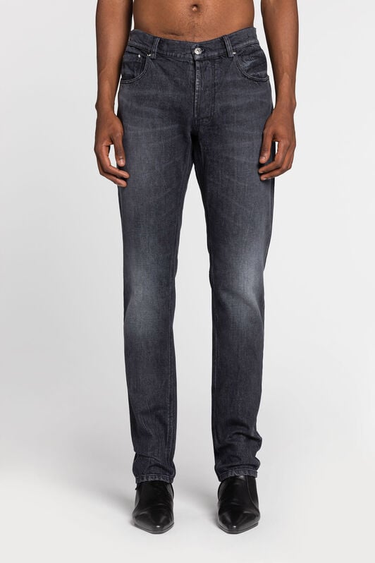 RC Jeans slim con Monogram Mirror Snake Nero RRJ251-DS003