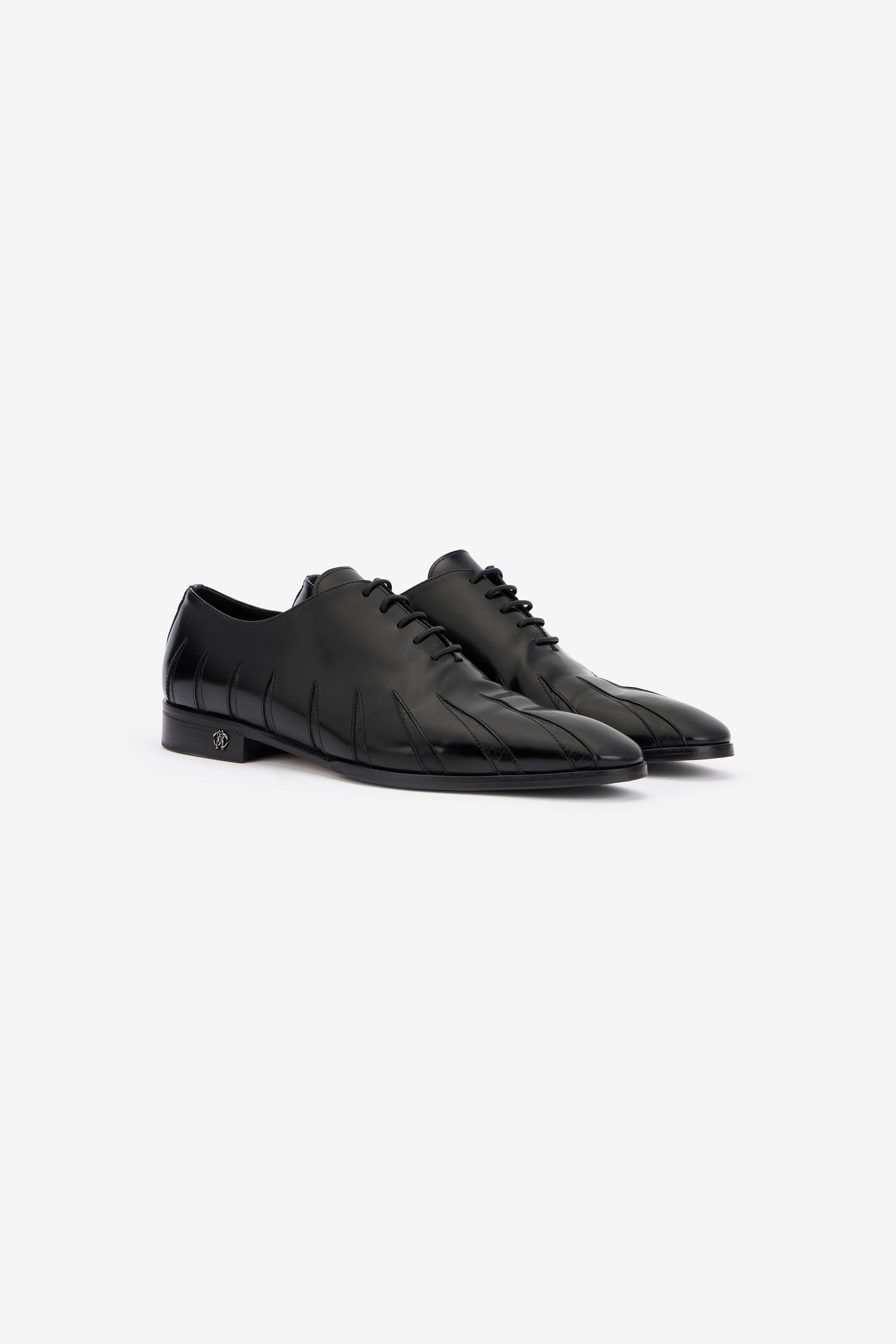 RC Schwarze Schnürschuhe RC Schwarze Schnürschuhe BROWN QOS00C-PZ577