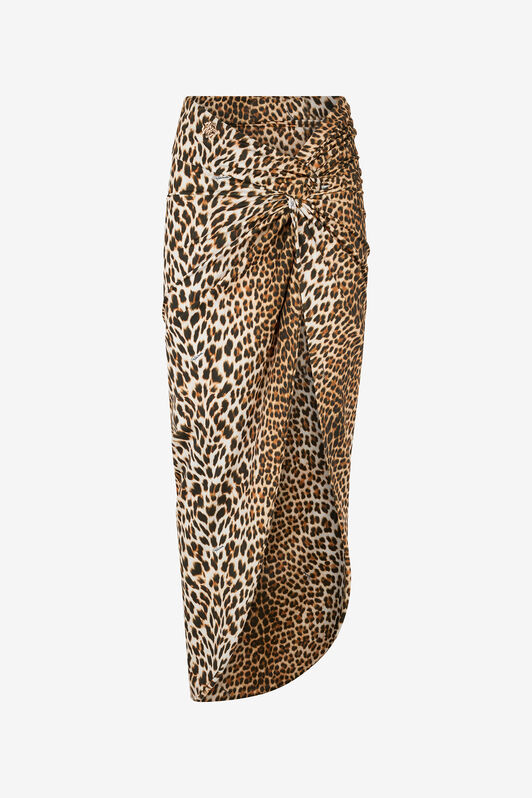 RC Leopard Print Sarong JAGUAR QOW00E-HVI17