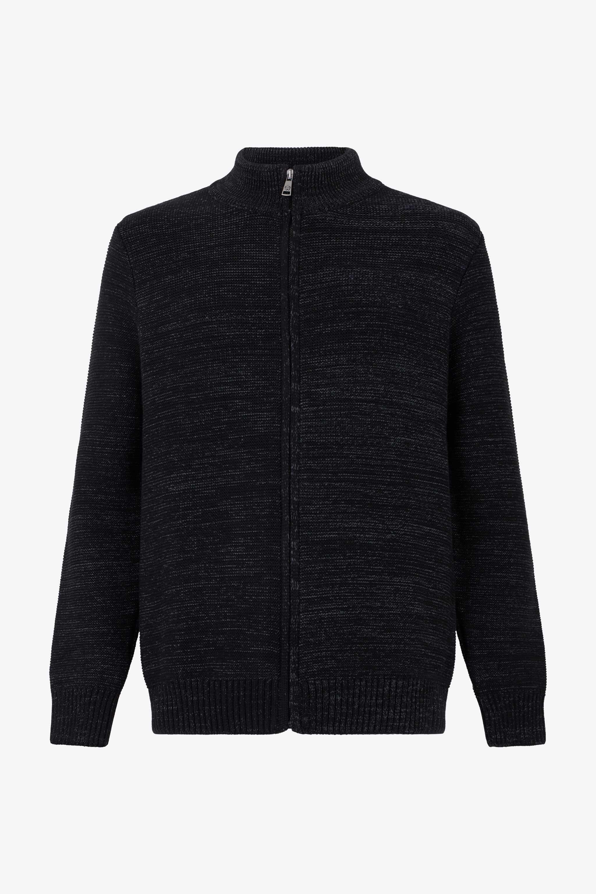 RC Maglione dolcevita nero con zip RC Maglione dolcevita nero con zip GREY MELANGE TOM60C-FAC11