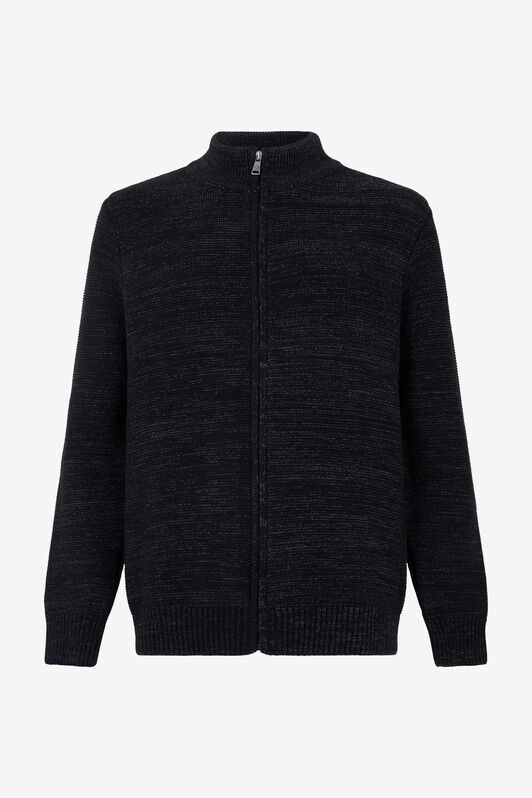 RC Maglione dolcevita nero con zip RC Maglione dolcevita nero con zip GREY MELANGE TOM60C-FAC11