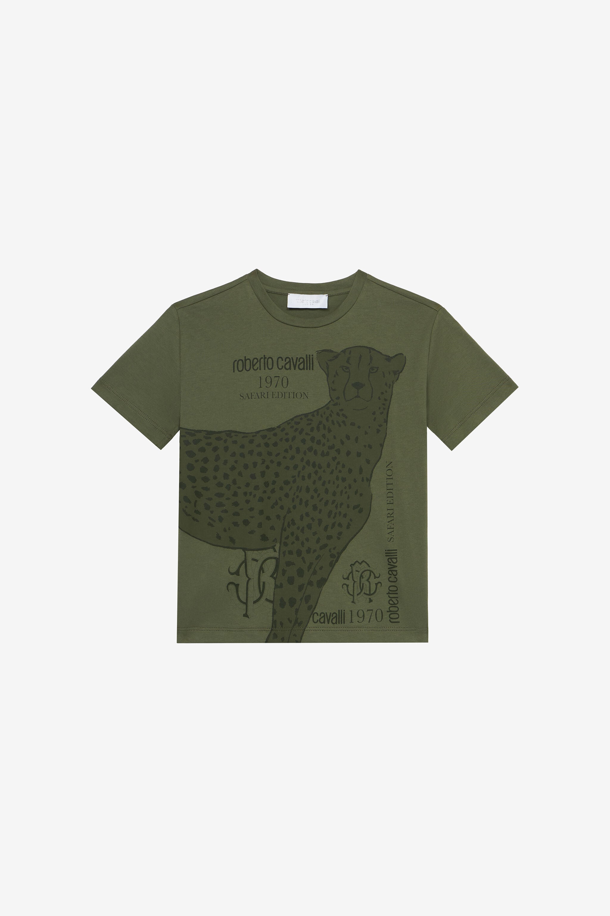 JU Safari Edition T-Shirt With Cheetah Green UJT60F-JD001