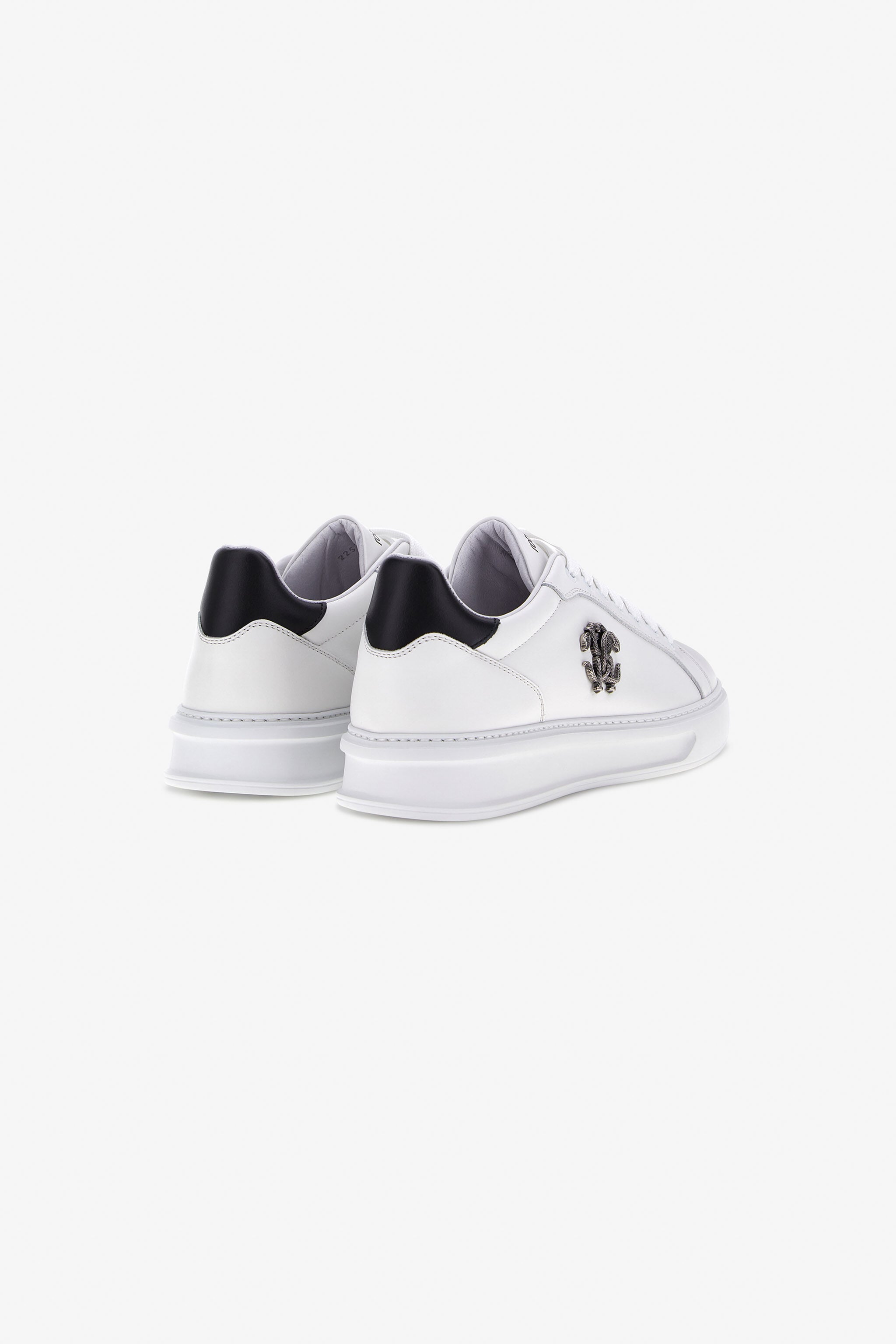 RC Sneakers with Monogram RC RC Sneakers with Monogram RC White/Black SRS099-PZA90