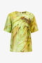RC Plumage print t-shirt RC Plumage print t-shirt Light green SWT644-4QL71