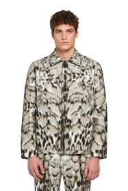 RC Lynx print shirt jacket NATURAL/OFF WHITE IMR510-3IR05
