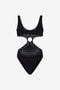 RC Black Cut-Out One-Piece Swimsuit RC Black Cut-Out One-Piece Swimsuit NERO 191101 SYW012-MA001