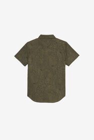 JU Cheetah-Print Shirt Green UJT70B-7MO35