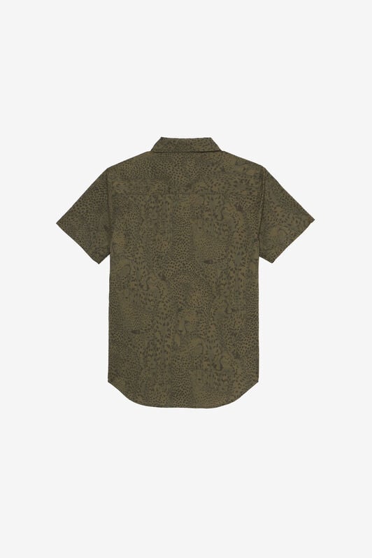 JU Camisa Con Estampado Guepardos JU Camisa Con Estampado Guepardos Verde UJT70B-7MO35