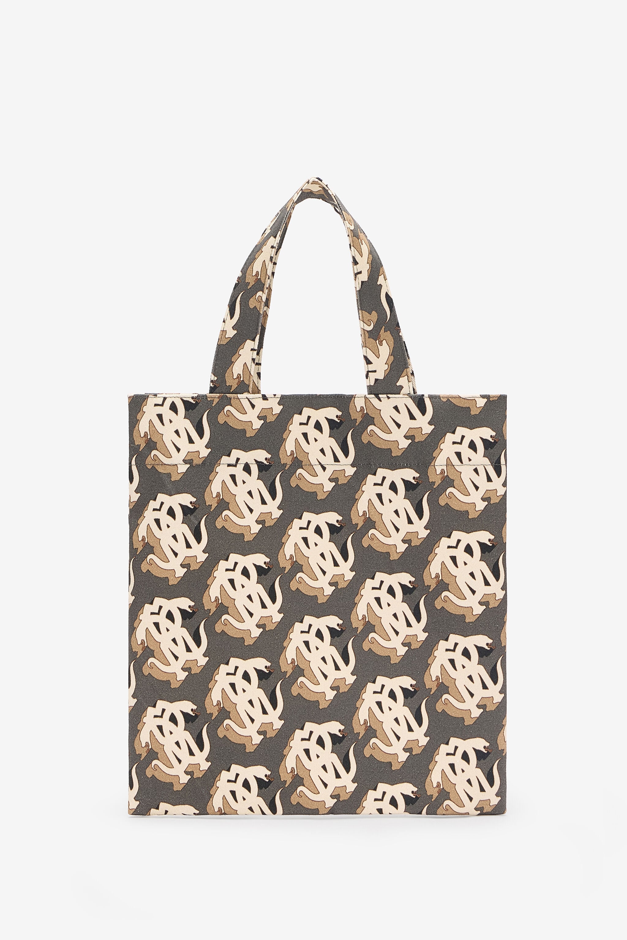 RC Shopper Bag With Mirror Snake Monogram RC Shopper Bag With Mirror Snake Monogram MULTICOLOR POB01B-DAQ65