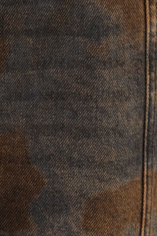 JC Motorcyclist Trousers Brown Washed BLACK BLACK VFJ043-VF252