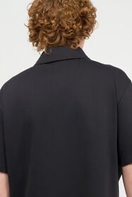 JC Poloshirt Mit Lettering Schwarz UFT022-UF042