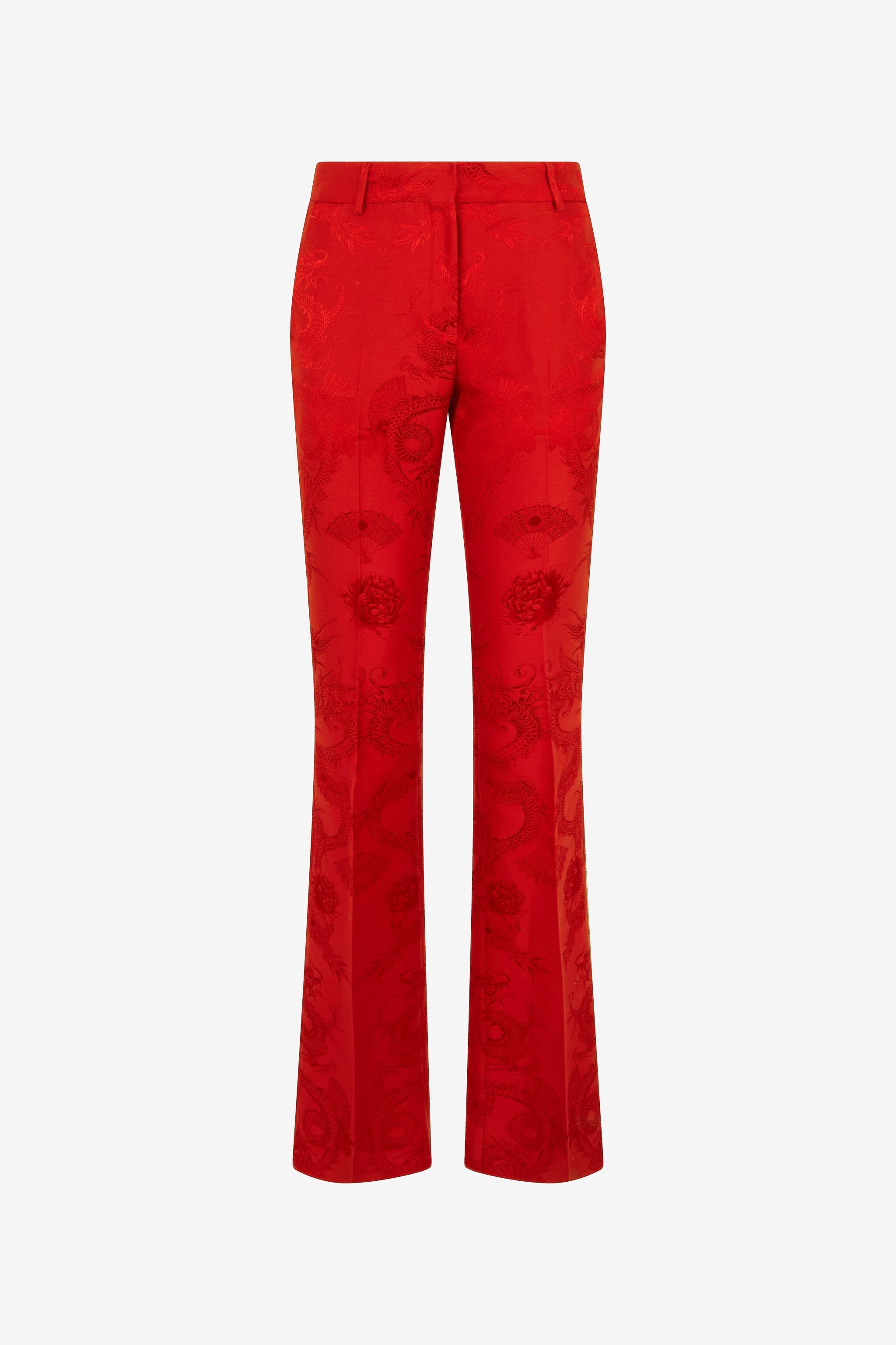 RC Pantalon Dunkelrot Mit Drachenmotiv RC Pantalon Dunkelrot Mit Drachenmotiv ROSSO SCURO 191664 VQT207-TJ033