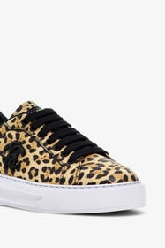 RC Low-Top-Sneaker mit Jaguar-Print Hellbraun SKS036-PZC76
