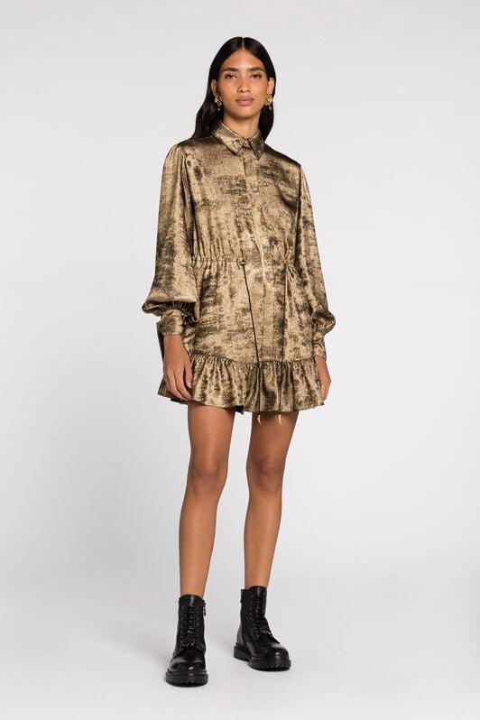 RC Minivestido RC Minivestido Oro PQT110-FC005