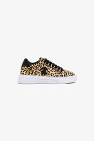 RC Low-Top Sneakers with Jaguar Print Light Brown SKS036-PZC76