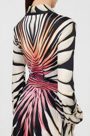 RC Ray Of Paradise Print Mini Dress CORAL XKT108-NUM33
